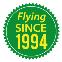 Voando com segurança desde 1994
